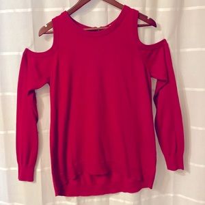 **SOLD** MICHAEL Michael Kors Red Sweater - Sz Large